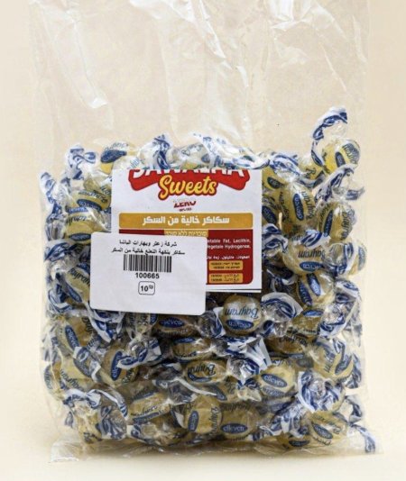 سكاكر بنكهة النعنع خالية من السكر