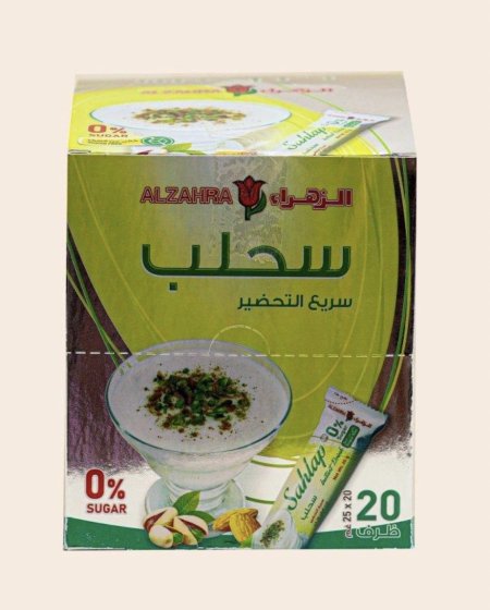 سحلب سريح التحضير بدون سكر